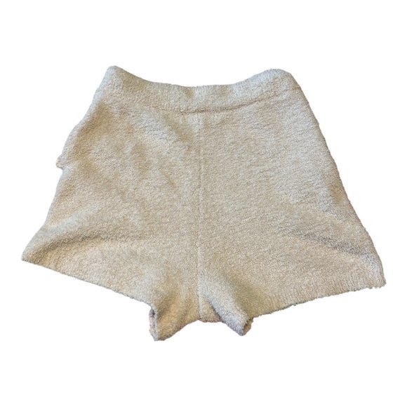 CULPOS x Fuzzy High-Rise Shorts Size Medium Soft Pink PJ Shorts INC - Picture 5 of 11